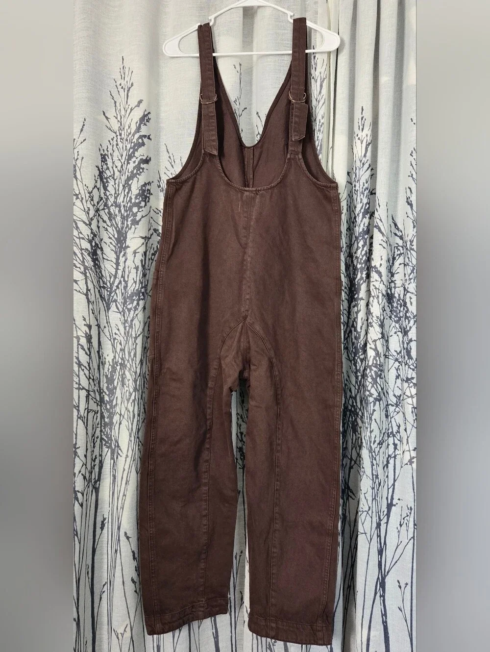 We The Free Chocolate Brown Corduroy Overalls - Picture 4 of 9